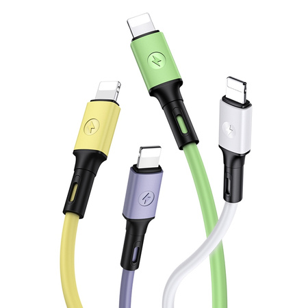 USAMS KABEL DO LIGHTNING 2A DO IPHONE X 11 12 13 Z ŁADOWANIEM FAST CHARGE