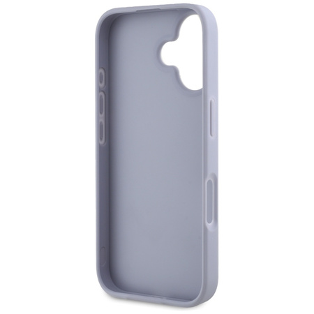 GUESS ETUI CASE POKROWIEC TPU DO IPHONE 16 Z LOGO METALOWYM I WZOREM