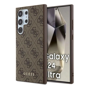 GUESS CASE HARDCASE DO SAMSUNG GALAXY S24 ULTRA S928 ZŁOTY METAL LOGO