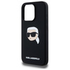 KARL LAGERFELD CASE MAGNETYCZNY DO IPHONE 15 PRO SILIKONOWE KARL HEAD PRINT
