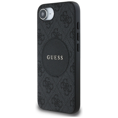 GUESS ETUI TPU POKROWIEC DO IPHONE 16E 4G CIRCLE CLASSIC LOGO DO MAGSAFE
