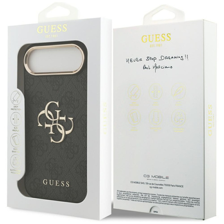 Etui Guess 4G Big 4G Classic Logo do     iPhone Air czarny złoty
