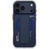 Etui Skinarma Haxa do iPhone 17 Pro Max  Magnetic Charging + Grip Stand niebieski