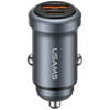 Ładowarka samochodowa USAMS CC322 30W    1xUSB-A 1xUSB-C tarnish