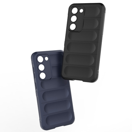 Magic Shield Case etui do Samsung Galaxy S23+ elastyczny pancerny pokrowiec burgundowe