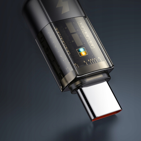 MCDODO KABEL USB-C DO APPLE MACBOOK SZYBKIE ŁADOWANIE USB TYP C 100W 1M LED