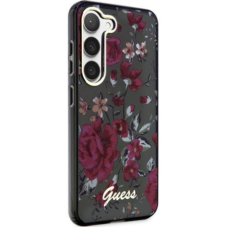 Etui Guess GUHCS23MHCFWSA S23+ S916 zielony/khaki hardcase Flower Collection