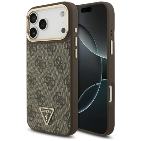 GUESS ETUI DO IPHONE 17 PRO MAX MAGSAFE LOGO TRIANGLE Z OCHRONĄ ANTY