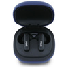 Słuchawki Bluetooth TWS BMW Leather      Metal Logo ENC granatowy