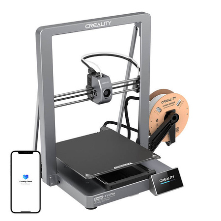 CREALITY ENDER-3 V3 PLUS DRUKARKA 3D DO PLA PETG 220X220MM ŁATWA W OBSŁUDZE