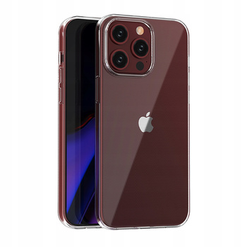 HURTEL ETUI DO IPHONE 15 PRO MAX PRZEZROCZYSTE Z SERII ULTRA CLEAR OCHRONNE