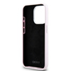 DKNY ETUI LIQUID SILICONE DO IPHONE 14 PRO 6.1 Z LOGO METALOWYM DO MAGSAFE