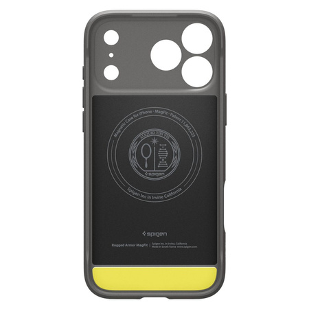 SPIGEN RUGGED ARMOR MAG MAGSAFE IPHONE 17 PRO GREY