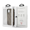 GUESS ETUI HARD CASE DO IPHONE 11 Xr 6.1 4G TRIANGLE COLLECTION BRĄZOWE