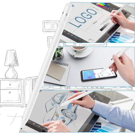 TECH-PROTECT RYSIK STYLUS DO SAMSUNG TELEFONÓW XIAOMI PRECYZYJNY DO EKRANÓW