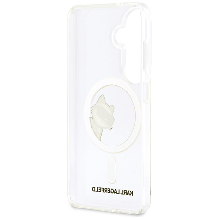 Etui Karl Lagerfeld IML Peekaboo         Choupette MagSafe do Samsung Galaxy S26 przezroczysty