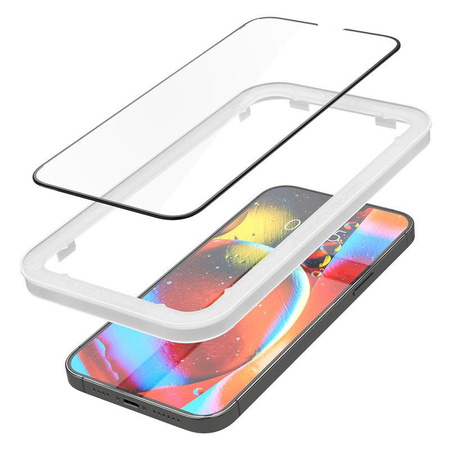 SZKŁO HARTOWANE SPIGEN ALM GLASS FC 2-PACK IPHONE 13 PRO MAX / 14 PLUS BLACK