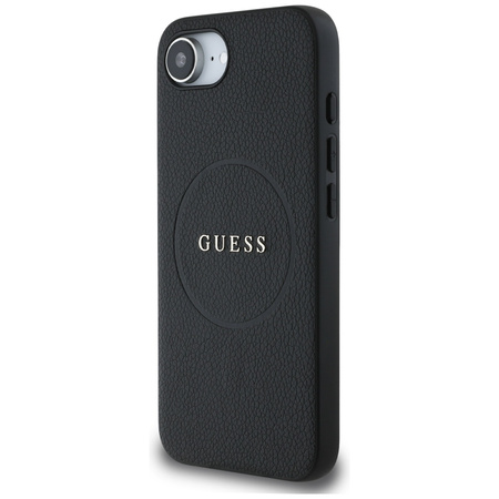 GUESS ETUI CASE GRAINED RING DO MAGSAFE DO IPHONE 16E WYSOKA OCHRONA