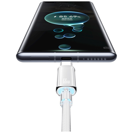 USAMS KABEL USB-A DO USB-C 6A 1.2M DO TELEFONÓW 6A SZYBKIE ŁADOWANIE