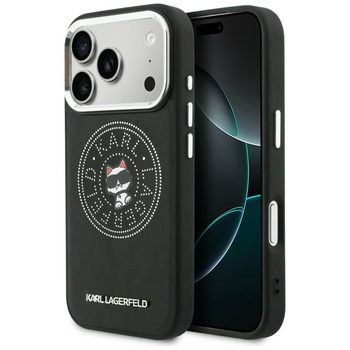Etui Karl Lagerfeld Point & Choupette    Sketch MagSafe do iPhone 17 Pro Max czarny