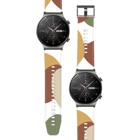 HURTEL PASEK DO ZEGARKA HUAWEI WATCH GT2 PRO OPASKA SILIKONOWA MORO WZÓR 5