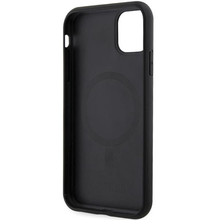 Etui Guess G Cube Stripes MagSafe GUHMN61HGCFSEK na iPhone 11 / Xr czarne