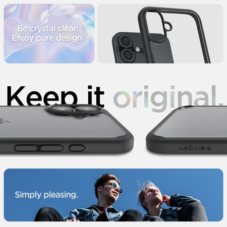 SPIGEN POKROWIEC ULTRA HYBRID DO IPHONE 16 OCHRONNY Z MAGNETYCZNYM SYSTEMEM