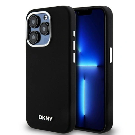 DKNY ETUI HARDCASE LIQUID SILICONE DO IPHONE 14 PRO 6.1 DO MAGSAFE Z MAŁYM
