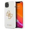 Guess GUHCP13SLS4GGWH iPhone 13 mini 5,4" biały/white hard case Silicone 4G Logo