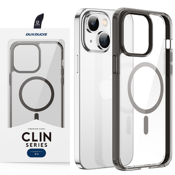 Dux Ducis Clin2 etui iPhone 14 Plus magnetyczny pokrowiec MagSafe szare
