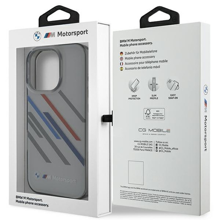 BMW ETUI HARDCASE MOTORSPORT IML RANDOM STRIPES DO IPHONE 16 PRO 6.3