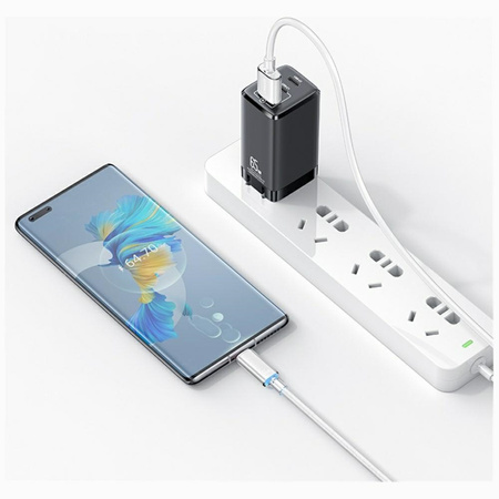 USAMS KABEL USB-A DO USB-C 6A DO TELEFONÓW 1,2M ZASILANIE SZYBKIE