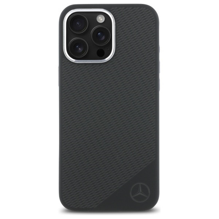 MERCEDES ETUI DO IPHONE 16 PRO 6.3 Z MAGNETYCZNYM LOGO WOOD PATTERN