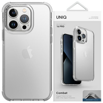 UNIQ etui Combat iPhone 14 Pro Max 6,7" przeźroczysty/ Crystal clear