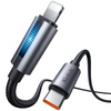 MCDODO ŁADOWARKA KABEL USB-C LIGHTNING SZYBKIEGO ŁADOWANIA DO IPHONE 1M LED