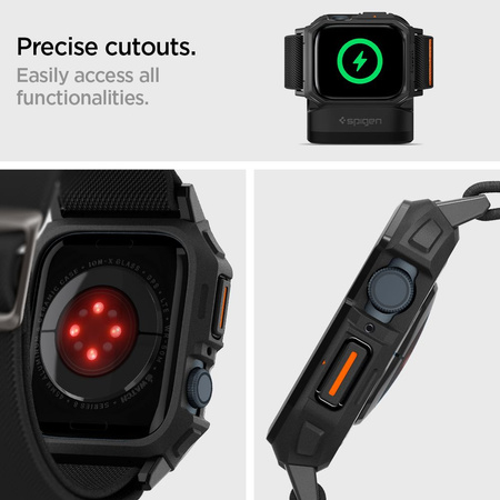 SPIGEN ETUI LITE FIT PRO DO APPLE WATCH 4 5 6 7 8 9 SE 44 45 MM OCHRONNE