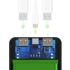 Powerbank Wozinsky Wpower WPBBK-2 10000 mAh 10 W 2x USB 2 A - czarny