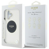 GUESS ETUI POKROWIEC DO IPHONE 16 DO MAGSAFE LOGO METALOWE OKRĘG ZŁOTE