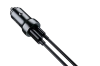 JELLICO ładowarka samochodowa F4 PD 20W 1xUSB-C + 1xUSB QC3.0 + kabel USB-C Czarny