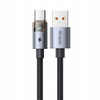 MCDODO KABEL USB-A USB-C SZYBKIE ŁADOWANIE USB TYP C 6A 100W 1M LED CZARNY