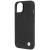 Etui BMW BMHCP14S22RQDK na iPhone 14 - czarne Leather Quilted