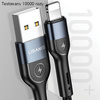 USAMS KABEL DO LIGHTNING 1,2M PLECIONY DO IPHONE 2A LED Z SZYBKIM