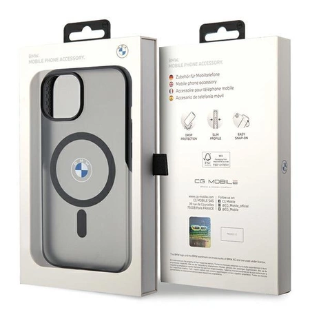 Etui BMW IML Signature MagSafe na iPhone 15 Plus / 14 Plus - czarne