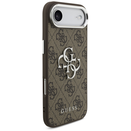 Etui Guess 4G Big 4G Classic Logo do iPhone Air brązowy srebrny
