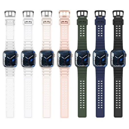 HURTEL STRAP DO APPLE WATCH 41 40 38 MM TRIPLE PROTECTION ZAMKI MAGNETYCZNE