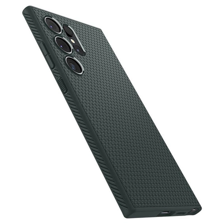 Etui Spigen Liquid Air na Samsung Galaxy S24 Ultra - ciemnozielone