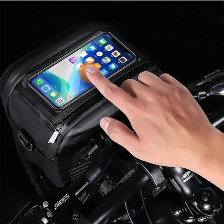WILDMAN SAKWA ROWEROWA GS9 3L DO KIEROWNICY ROWERU Z UCHWYTEM TELEFONICZNYM