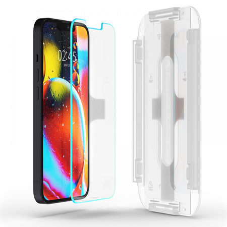 SPIGEN SZKŁO HARTOWANE GLAS.TR EZ FIT DO IPHONE 13 MINI 2 SZTUKI W ZESTAWIE