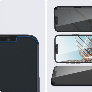 SZKŁO HARTOWANE SPIGEN GLAS.TR SLIM IPHONE 13 / 13 PRO / 14 PRIVACY