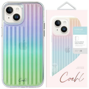 UNIQ etui Coehl Linear iPhone 14 6,1" opalowy/iridescent